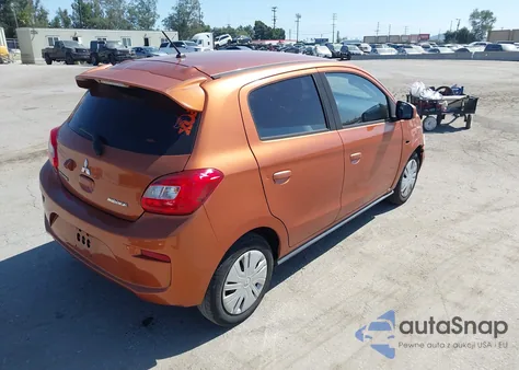 2018 Mitsubishi Mirage Es z USA, uszkodzony, nr VIN ML32A3HJ1JH011082